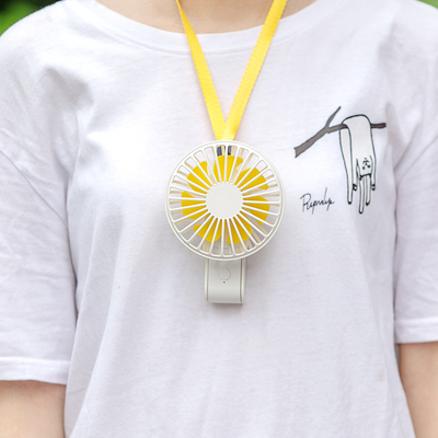 Mini USB Şarj Edilebilir Katlanır Cep Taşınabilir Asılı Kolye Kullanışlı Fan