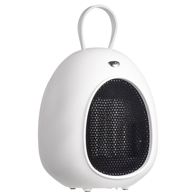 Beyaz 500W Elektrikli Fan Isıtıcı Taşınabilir Salınımlı Seramik Uç Koruması