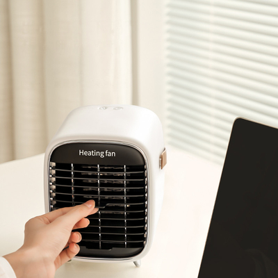 ABS Kişisel Elektrikli Fan Isıtıcı 600W 900W Seramik Küçük Alan Isıtıcı Fanı