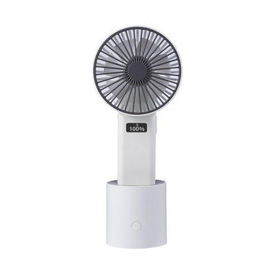 Masa Salınımlı Küçük Şarj Edilebilir El Fanı 4W 4000mA Küçük Pille Çalışan Fan