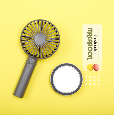 Macaron Mini Taşınabilir El Fanı Kullanışlı Manyetik Tabanlı Mini Usb Şarj Edilebilir Fan