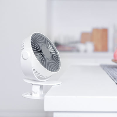 2000mAh Pil Taşınabilir USB Fan BLDC 360 Derece Masa Klipsi Fanı