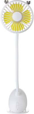 ABS USB Mini Taşınabilir El Fanı 2000mAh Ofis Araba Koltuğu Mini Masa Hayranları