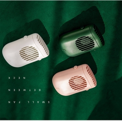 Eller Serbest 1200mah Pil Taşınabilir USB Fan Mini Giyilebilir Yapraksız Asılı Boyun Fanı