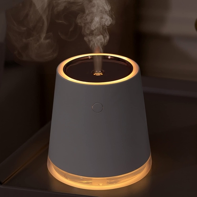 USB LED Mini Soğuk Mist Nemlendirici 500ml 2000mah Şarj Edilebilir 2'si 1 Arada Nemlendirici