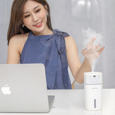 H2o 500ml Ultrasonik Hava Nemlendirici Masa Üstü Led Işık Aroma Difüzör USB Gücü