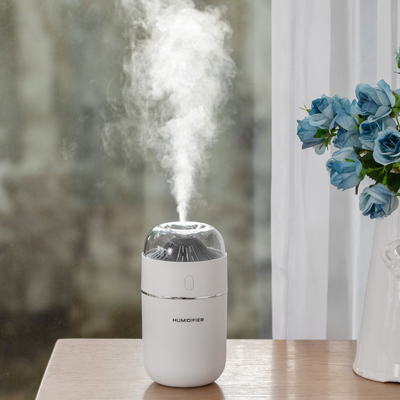 Renkli Ultrasonik Hava Nemlendirici Mini Volkan 320mL Led Aroma Difüzör