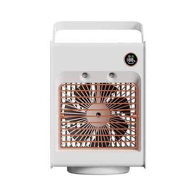 Kalite  Rechargeable USB Air Cooler Fan 4000mAh Battery Nano Ice Mist Fan Fabrika