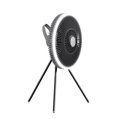 Kalite  ABS Floor Standing Fans Three Tripod 1000mah Rechargeable Electric Fan With Light Fabrika