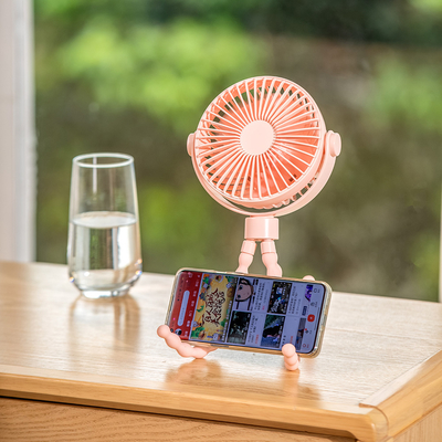 Salınımlı Taşınabilir USB Fan 6 İnç Masa Tripod Klipsi 360 Derece Fanlı