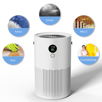 10000mAh Ev Hava Temizleyici AP01 Smart H13 Gerçek Hepa Beyaz