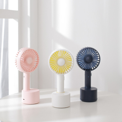 Pille Çalışan USB Şarj Edilebilir Masa Otomatik Salınımlı Kokulu Mini El Tipi Fan