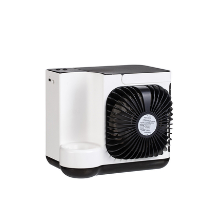 Ev Ofis için 2000mAh Pil Mini Usb Hava Soğutucu Fan Sessiz Taşınabilir Kolu