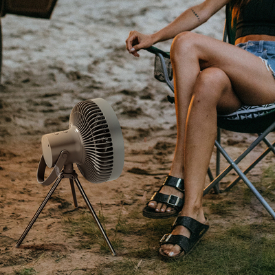 Tripod Pille Çalışan Ayaklı Fan Şarj Edilebilir 10000mAh Yatak Odası Kampı