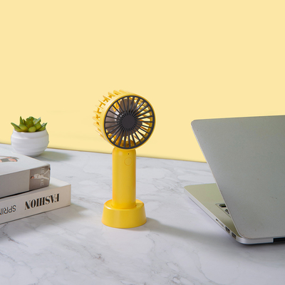 3 Rüzgar 4W Mini Taşınabilir El Fanı 1200mAh Mini Masaüstü Fanı USB
