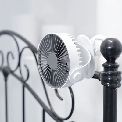 2000mAh Pil Taşınabilir USB Fan BLDC 360 Derece Masa Klipsi Fanı