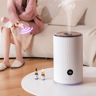 UV Sterilizasyon Dönen Ultrasonik Hava Nemlendirici 5L Büyük Kapasiteli Sıcak Mist