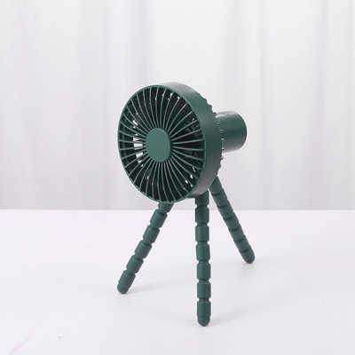 Esnek Tripod Arabası Fanı 1800mAh Kamp Mini Taşınabilir Usb Şarj Edilebilir Fan