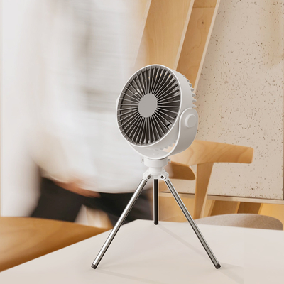 Şarj Edilebilir 2000mAh Taşınabilir Dış Mekan Mini Fan Masa Tripod Usb Sessiz Güçlü Fan