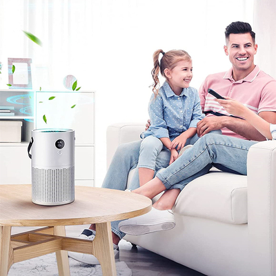 H13 HEPA Filtre Taşınabilir Akıllı Ev Hava Temizleyici 10000mAH Ap01 Ev Masası