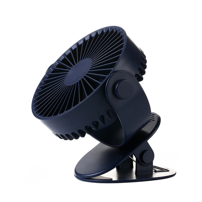 5 Kanatlı Masa Klipsi Fan Mini USB Şarj Edilebilir Taşınabilir 360 Derece Dönen Fan