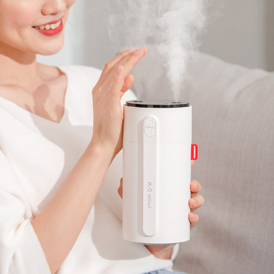 Masaüstü El Tipi 800ML Taşınabilir Şarj Edilebilir Nemlendirici 2000 Mah Usb Renkli