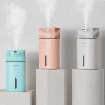 H2o 500ml Ultrasonik Hava Nemlendirici Masa Üstü Led Işık Aroma Difüzör USB Gücü
