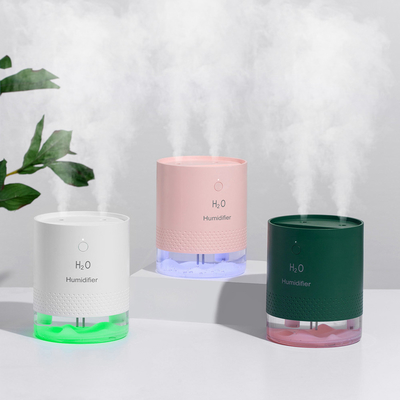 Pil 2000mAh Aroma Difüzör Gece Lambası 650ml Çift Sprey Mini Usb Ultrasonik