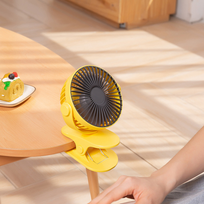 Bebek Arabası Arabası İki Hızlı Fan 8 İnç 1200mAh Masa Klipsi Fanı Ev Ofis