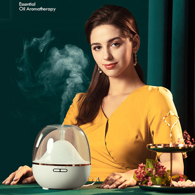 Beyaz Uzaktan Kumanda Aroma Yağı Difüzörü 600ml Room Mute İKİ Mist Modu